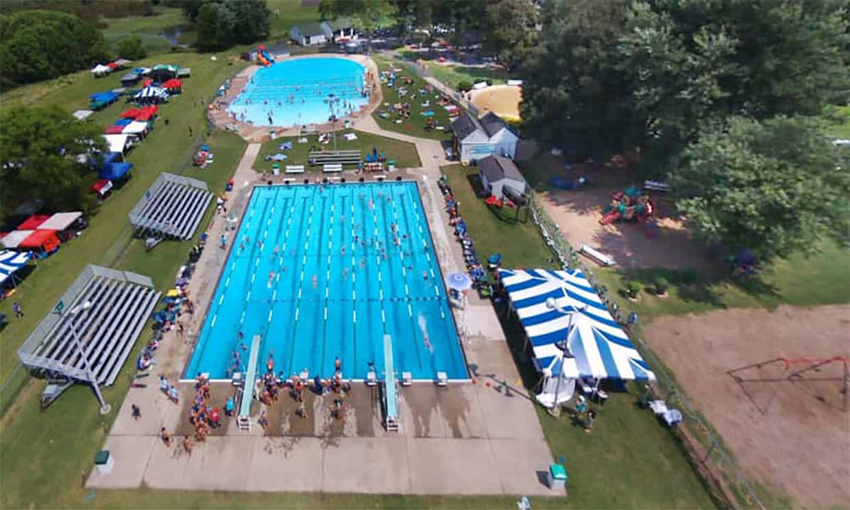 GVCC Swim Club - Drone Photo